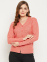 Zigo Self Design V Neck Casual Women