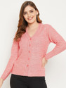 Zigo Self Design V Neck Casual Women