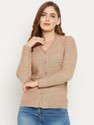 Zigo Self Design V Neck Casual Women
