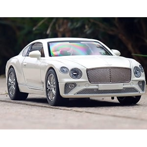 124 bentley continental gt diecast model car collectible alloy toy with sound light and opening doors for boys and girls multicolor delight dc bently continental 122 box