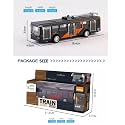 Durable Metal Mini Bus Truck Pull Back Toy for Boys and Girls Tanker Vehicles for Kids Military Truck for Kids (Metal Bus Mini)