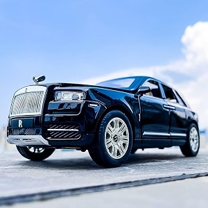 exclusive alloy metal pull back rolls royce phantom diecast metal pullback toy car with openable doors amp light music boys gifts toys for kids dc rolls royce cullinan 1 22 box black
