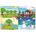Zigyasaw Beautiful Seasons Premium Giant Floor Puzzle Game | Creative Challenging Educational Puzzles for Kids(Above 3 Years)