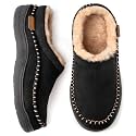 Zigzagger Men39s Slip On Moccasin Slippers Indoor