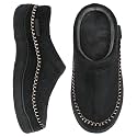 Zigzagger Men39s Slip On Moccasin Slippers Indoor