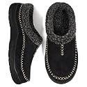 Zigzagger Men39s Slip On Moccasin Slippers Indoor