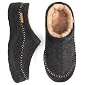 Zigzagger Men39s Slip On Moccasin Slippers Indoor