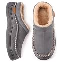 Zigzagger Men39s Slip On Moccasin Slippers Indoor