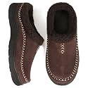 Zigzagger Men39s Slip On Moccasin Slippers Indoor