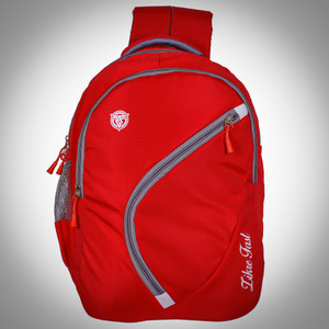 zikrefast stylish tuff quality college school casual bag boys  girls 22 l laptop backpack waterproof backpack red 30 l