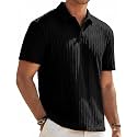 Zilcon Mens Casual Polo Shirt Summer Short