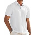 Zilcon Mens Casual Polo Shirt Summer Short