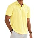 Zilcon Mens Casual Polo Shirt Summer Short