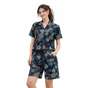 Zilcon Woman Cotton Floral Printed Co-Ord Set