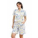 Zilcon Woman Cotton Floral Printed Co-Ord Set