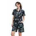 Zilcon Woman Cotton Floral Printed Co-Ord Set