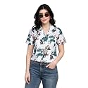 Zilcon Women39s Cotton Printedshort Tops for Woman