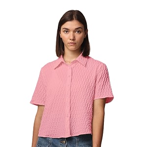 Zilcon Womens Half Sleeve Button Down Women