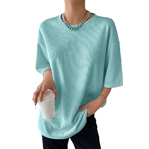 Zilcon Womens Waffle Wool Knit Tops Dressy