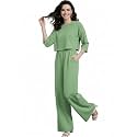Zilcon Women Bricks Wool 2 Piece Sets