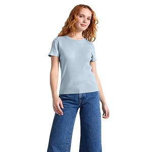 Zilcon Women Fashion Trendy Ribbed Round Neck