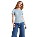 Zilcon Women Fashion Trendy Ribbed Round Neck