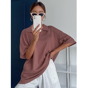 Zilcon Womens Half Sleeve Oversized Tshirt for
