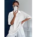 Zilcon Womens Half Sleeve Oversized Tshirt for