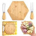 Ziliny 1 Set Baby Shower Prizes, Honey Bee Cheese Board Gifts, Hexagon