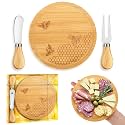Ziliny 1 Set Baby Shower Prizes, Honey Bee Cheese Board Gifts, Round