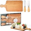 Ziliny 1 Sets Baby Shower Prizes Mini Charcuterie Board, Cherry Wood Color