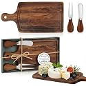 Ziliny 1 Sets Baby Shower Prizes Mini Charcuterie Board, Walnut Color