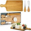 Ziliny 1 Sets Baby Shower Prizes Mini Charcuterie Board, Teak Color