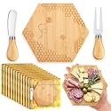 Ziliny 12 Set Baby Shower Prizes, Honey Bee Cheese Board Gifts, Hexagon