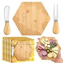 Ziliny 6 Set Baby Shower Prizes, Honey Bee Cheese Board Gifts, Hexagon