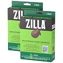 Zilla Reptile Pet Terrarium Water Filter Replacement Cartridge, Large,3 Count (Pack of 2)