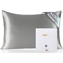 ZIMASILK 100% Pure Mulberry Silk Pillow Cases for Hair and Skin, Queen
