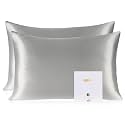 ZIMASILK 100% Pure Mulberry Silk Pillow Cases for Hair and Skin, Queen