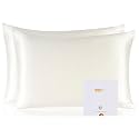 ZIMASILK 100% Pure Mulberry Silk Pillow Cases for Hair and Skin, Queen