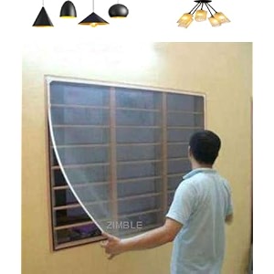 36x60 inch- 3x5 ft pack 3 colour white pre-stitched windows mosquito net insect net adhesive with hook and loop for window framewooden frame highly durable and safe