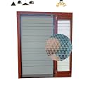 (36x60 inch)- 3x5 Ft (Pack 3), Colour Grey, Pre-Stitched, Windows Mosquito Net, Insect Net Adhesive with Hook and Loop for Window Frame,Wooden Frame| Highly Durable and Safe