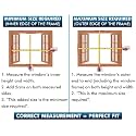 (36x84 inch)-3x7 Ft (Pack 3), Colour White, Pre-Stitched, Windows Mosquito Net, Insect Net Adhesive with Hook and Loop for Window Frame,Wooden Frame| Highly Durable and Safe