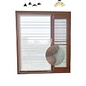 (48x120 inch)-4x10 Ft (Pack 2), Colour White, Pre-Stitched, Windows Mosquito Net, Insect Net Adhesive with Hook and Loop for Window Frame,Wooden Frame| Highly Durable and Safe