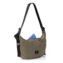 ZIMEGO Basic Crescent Crossbody Hobo Bag with Mesh Zipper Pocket