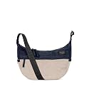 ZIMEGO Basic Crescent Crossbody Hobo Bag with Mesh Zipper Pocket