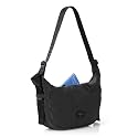 ZIMEGO Basic Crescent Crossbody Hobo Bag with Mesh Zipper Pocket