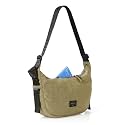 ZIMEGO Basic Crescent Crossbody Hobo Bag with Mesh Zipper Pocket