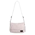 ZIMEGO Basic Crescent Crossbody Hobo Bag with Mesh Zipper Pocket