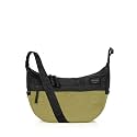 ZIMEGO Basic Crescent Crossbody Hobo Bag with Mesh Zipper Pocket