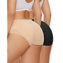 Zimi Collection Butt Lifter Panties Underwear for Women with Removable Pads Seamless Booty Pads Hip Enhancer Panty
